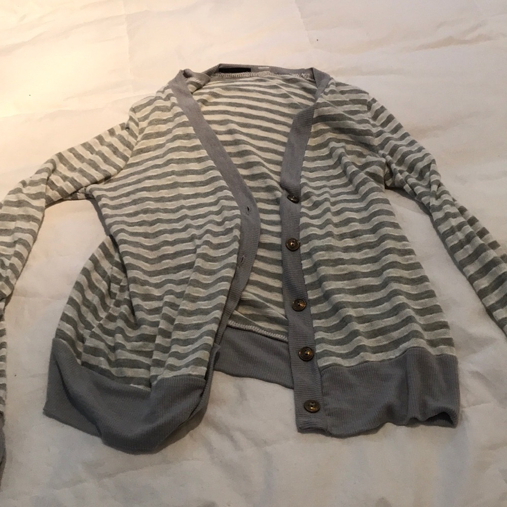 Striped cardigan